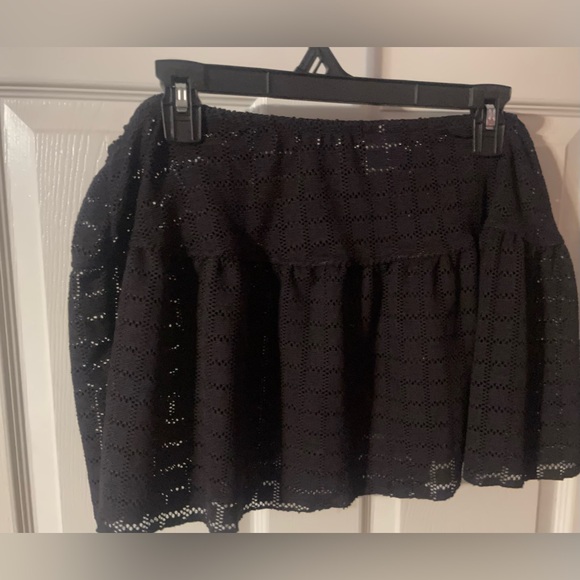 🔴 3/$12 No Boundaries’ Women’s Black Crochet Swim Skirt! NWT! Size XL! - Picture 4 of 4